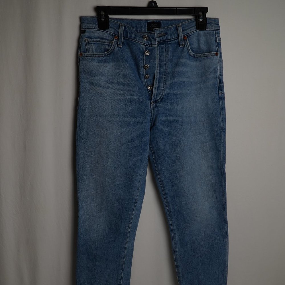 Citizens Of Humanity Womens Jean/ Denim Pants Olivia Crop High Rise Slim